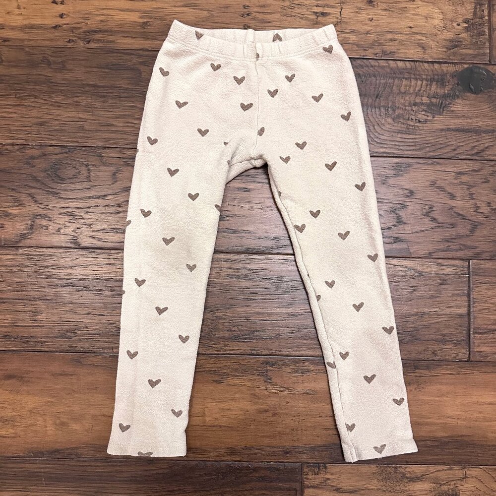 Rylee + Cru Spongey Knit Hearts Pants